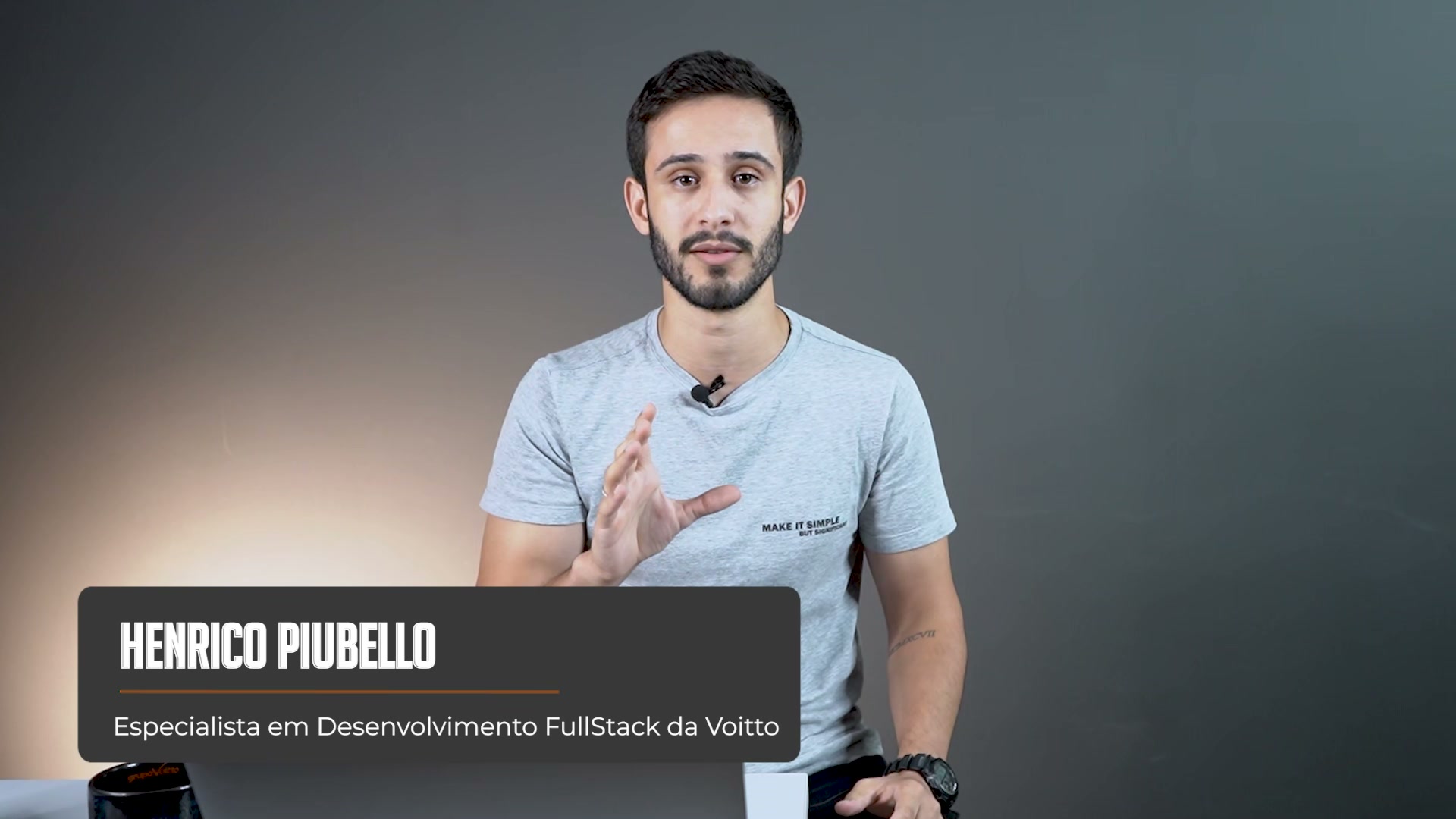 Henrico dando aula no MBA da Voitto